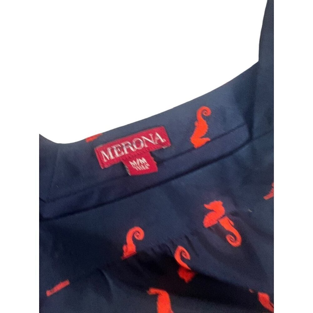Merona Women's Navy Blue Sea Horse Sleeveless Dress - Picture 4 of 7